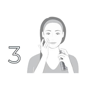 step 3, Apply moisturizer. Maintain skin hydration during the day.